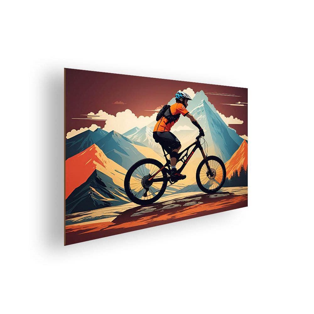 Quadro/Placa Decorativa MDF 20x28 Mountain Bike