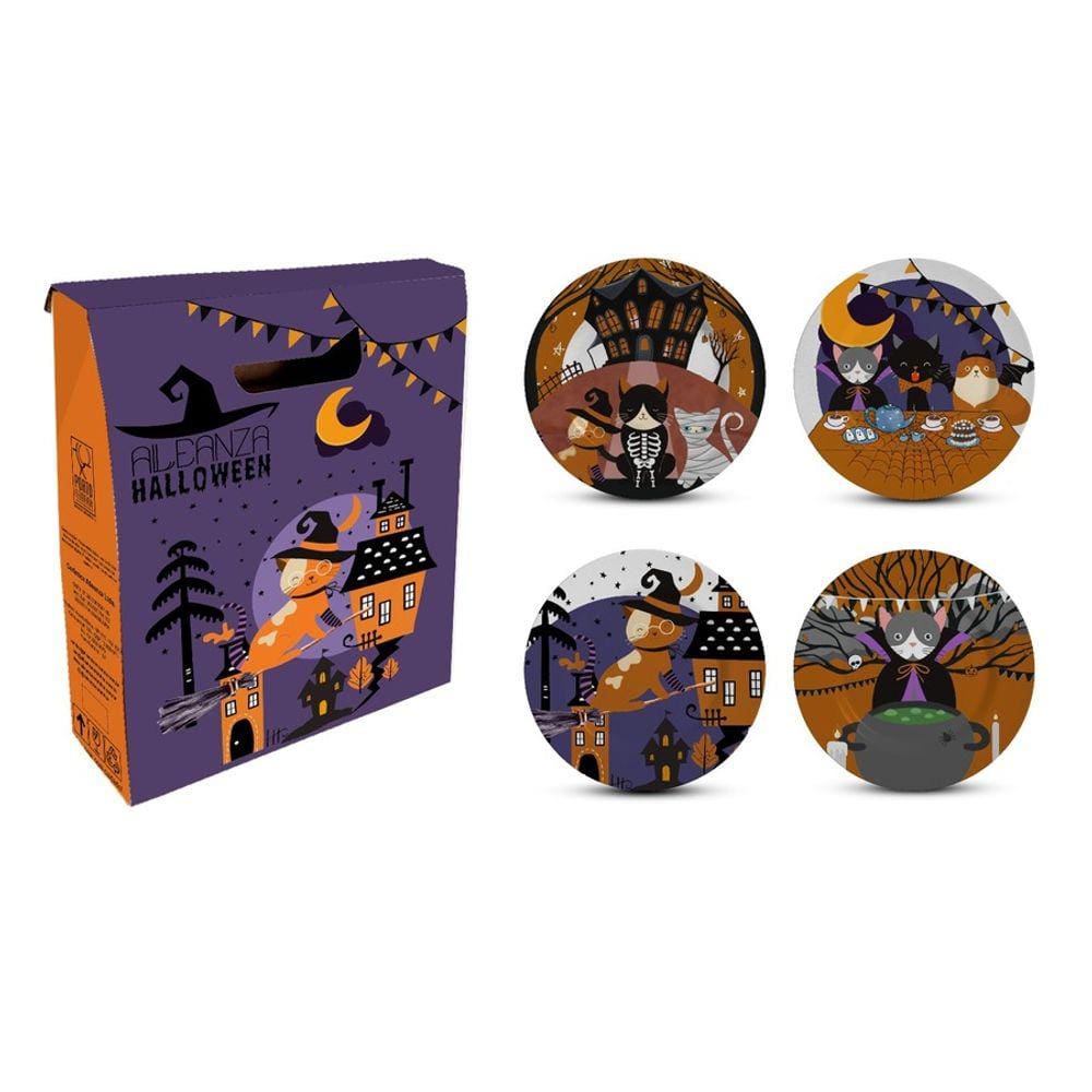 Kit Colecionável 4 pçs Sweet Tasty Hallowen Alleanza