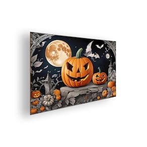 Quadro/Placa Decorativa MDF 20x28 Halloween Pumkins