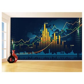 Papel De Parede 3D Tecnologia Economia Poupança 3,5M Tec26