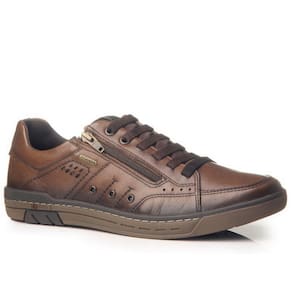 Sapatenis Masculino Pegada Couro Elastico 119308