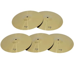 Kit 5 Pratos de Ataque para Bateria 18" Liga de Aço New York