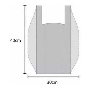 Sacolas Plasticas Branca Reciclada Reforçada 90X100 10 Kg