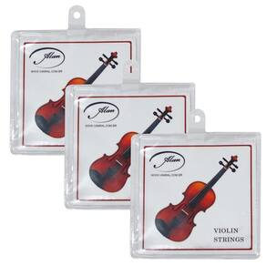 Kit 3 Encordoamentos de Aço para Violino Alan