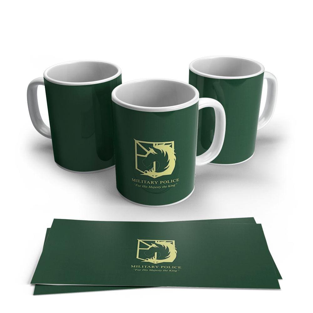 Caneca de Porcelana Attack on Titan modelo 13