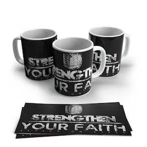 Caneca de Porcelana Attack on Titan modelo 02