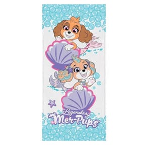 Toalha De Banho Infantil Lepper Patrulha Canina Skye Bolhas