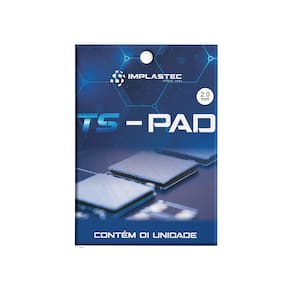 Thermal Pad Almofada Térmica TS PAD 100x100 x 2mm 12.8 WmK