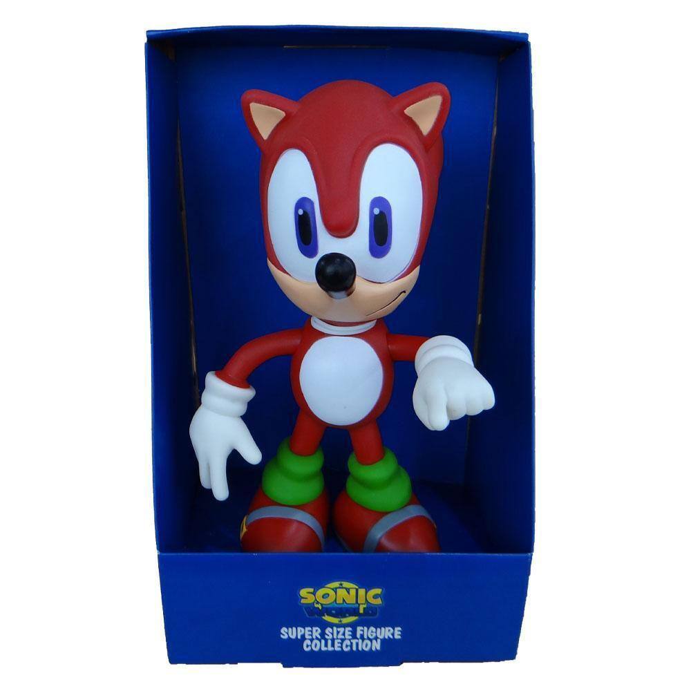 Boneco Sonic Vermelho Grande Collection