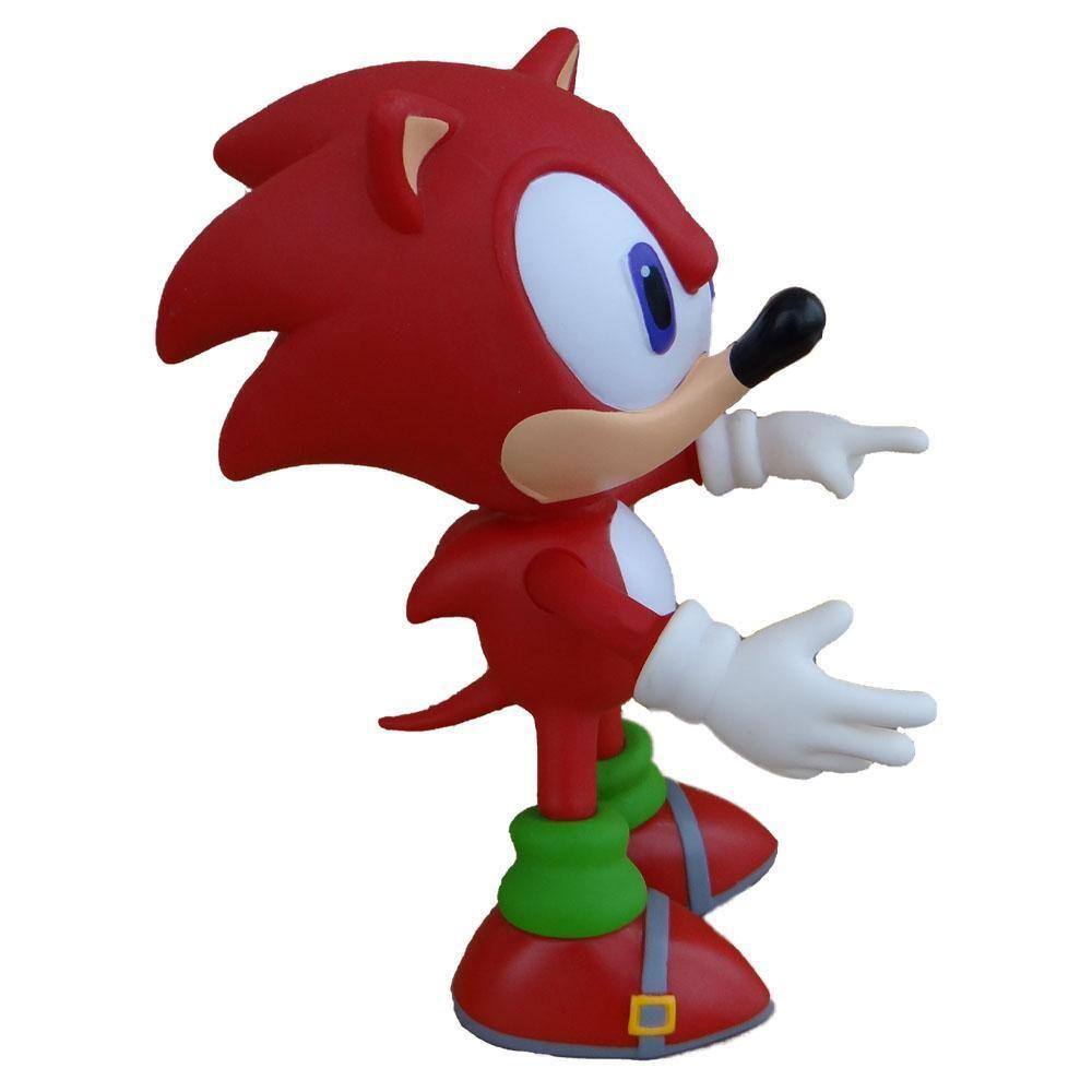 Sonic Vermelho Personagem Sonic Top Blocos Boneco