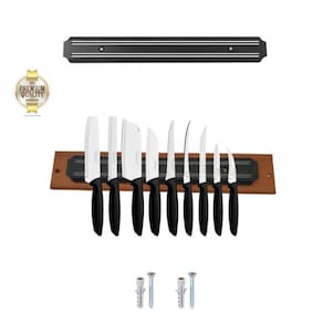 Barra Magnética Imã Suporte Facas Ferramentas Cozinha 50 Cm