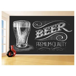 Papel De Parede Estilo Lousa Bebdias Bar Drink 3,5M Lcb19