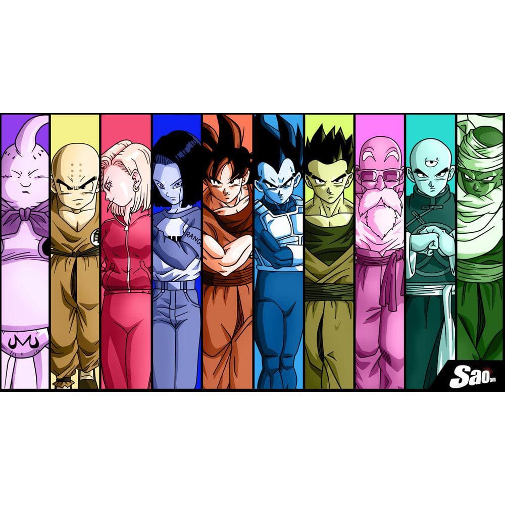 Dragon Ball Z Goku Adesivos de Parede Crianças Papel De Parede Dos