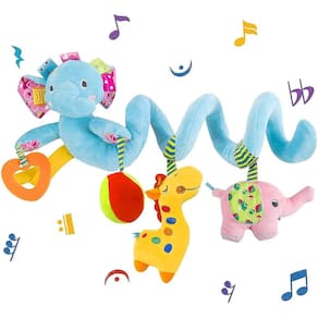 Bebê carrinho de bebê berço ornamento pendurados bonito forma design espiral pl