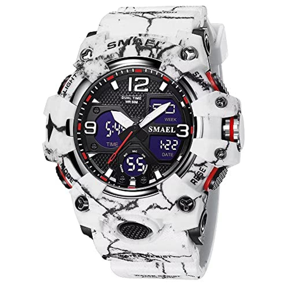 Relógios digitais masculinos SMAEL Military Outdoor Waterpro