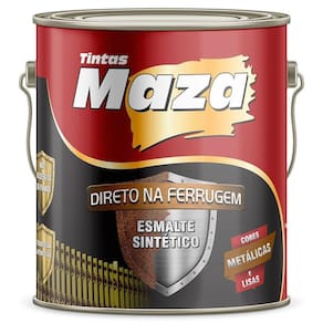 Tinta Esmalte Sintético Metálico Prata Lunar 3,6 Litros