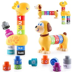 iPlay, iLearn Baby Empilhamento Brinquedos, Toddler Montessori Build