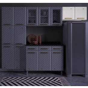 Armário Aéreo Duplo 2 Portas Diamante Telasul Branco