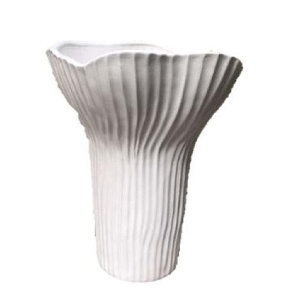 Vaso para Flores - Forma Orgânica Off white acabamento Fosco