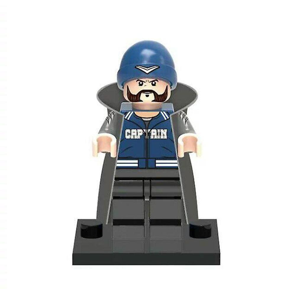 8pcs Super-herói Série Vilão Força Tarefa Esquadrão Suicida Montado Bloco de Construção Minifigure Brinquedo