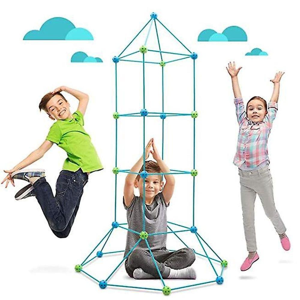 Kit de construção do forte da construção infantil 85 peças Ultimate Forts Builder Gift