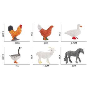 Learning Minds Set de 12 Animais da Fazenda Jumbo