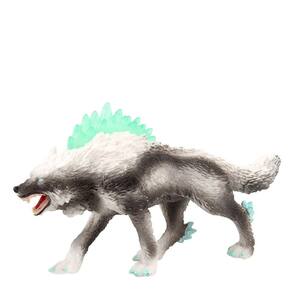 Snow Wolf Lifelike Werewolf Model Toy Alta Simulação Decoração de Forma Animal