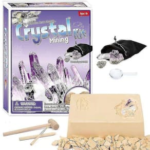 Crianças Cristal Mining Kit Diy Geologia Ciência Escavação Escavação