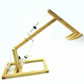 Pistão de madeira da educação científica, brinquedo da escavadeira, modelo Assemb