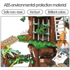 1000pcs Jurassic World Dinosaur Tree House Building Blocks Jurassic World Park Figures Bricks define brinquedos para crianças presentes| Blocos