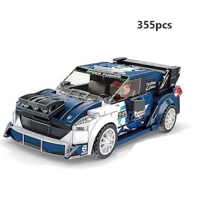 City Car Speed Champion Racer Building Block Racing Super Te
