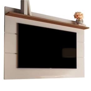 Painel Suspenso Flutuante Home TV Até 72 Polegadas Prateleira Superior Vivare New 1.60