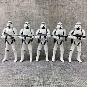 12,5cm Lote de 5 STAR WARS OTC Trilogy Storm Trooper