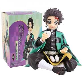 (Kamado Tanjirou) Sofirn Demon Slayer Figura Kimetsu No Yaiba Kamado Tanjiro Rice Ball Modelo Decoração Figuras Brinquedos