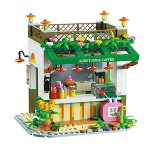 1 conjunto Blocos de construção City Street View Fairytale Town Mini D