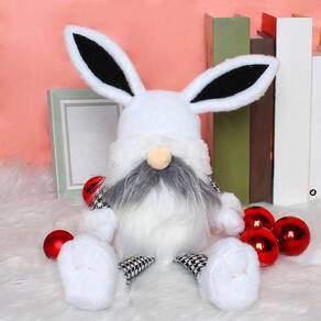 Easter Faceless Dwarf Doll Decorações Criativas Desktop Adorável Coelho Goblin Ornamentos