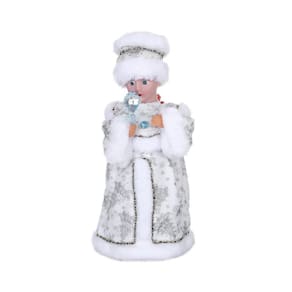 Nova Rússia Natal Papai Noel Boneca Elétrica Cantando Brinquedos Dançando Ano Novo Gif
