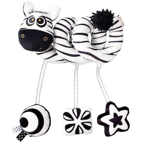 Assento de carro de brinquedo pendurado Crib Move, Animal Circle Pelúcia Toy Pr