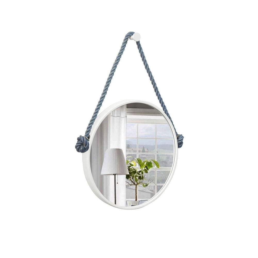 Espelho Decorativo Adnet Alça Sisal 60 cm Redondo