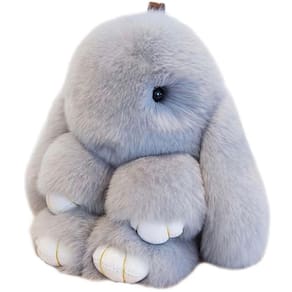 Coelho Coelho Chaveiro Pom Toy Doll 15cm Pendente