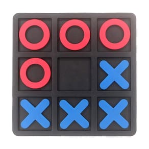 Noughts And Crosses Crianças Crianças Jogos de Tabuleiro Indoor Jogando Tic-tac-toe Noughts
