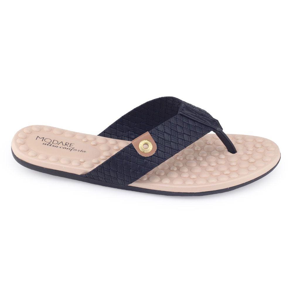 Chinelo Fem Modare UltraConforto 7163.100 Tresse rasteiro