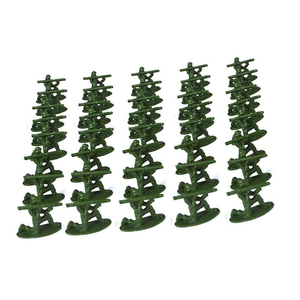 100 pçs militar playset plástico brinquedo soldados homens 3,8 cm figuras