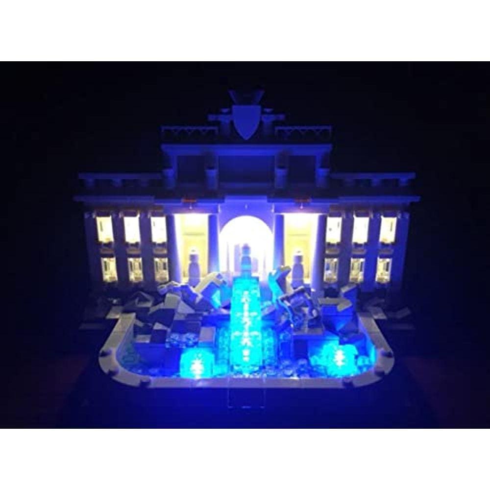 Conjunto de iluminação LED DIY brinquedos para 21020 Trevi Fountain Bricks