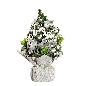 Feliz Natal Árvore Quarto Mesa Decoração Brinquedo Boneca Presente Escritório Casa Crianças