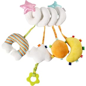 Brinquedos pendurados para cadeirinha Crib Mobile, Baby Spiral infantil