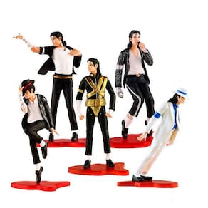 5pcs Figura Set Dançando Michael Jackson Toy Doll Anime Collection