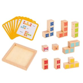 brinquedo de blocos de construção de educação de aprendizagem precoce de tamanho único