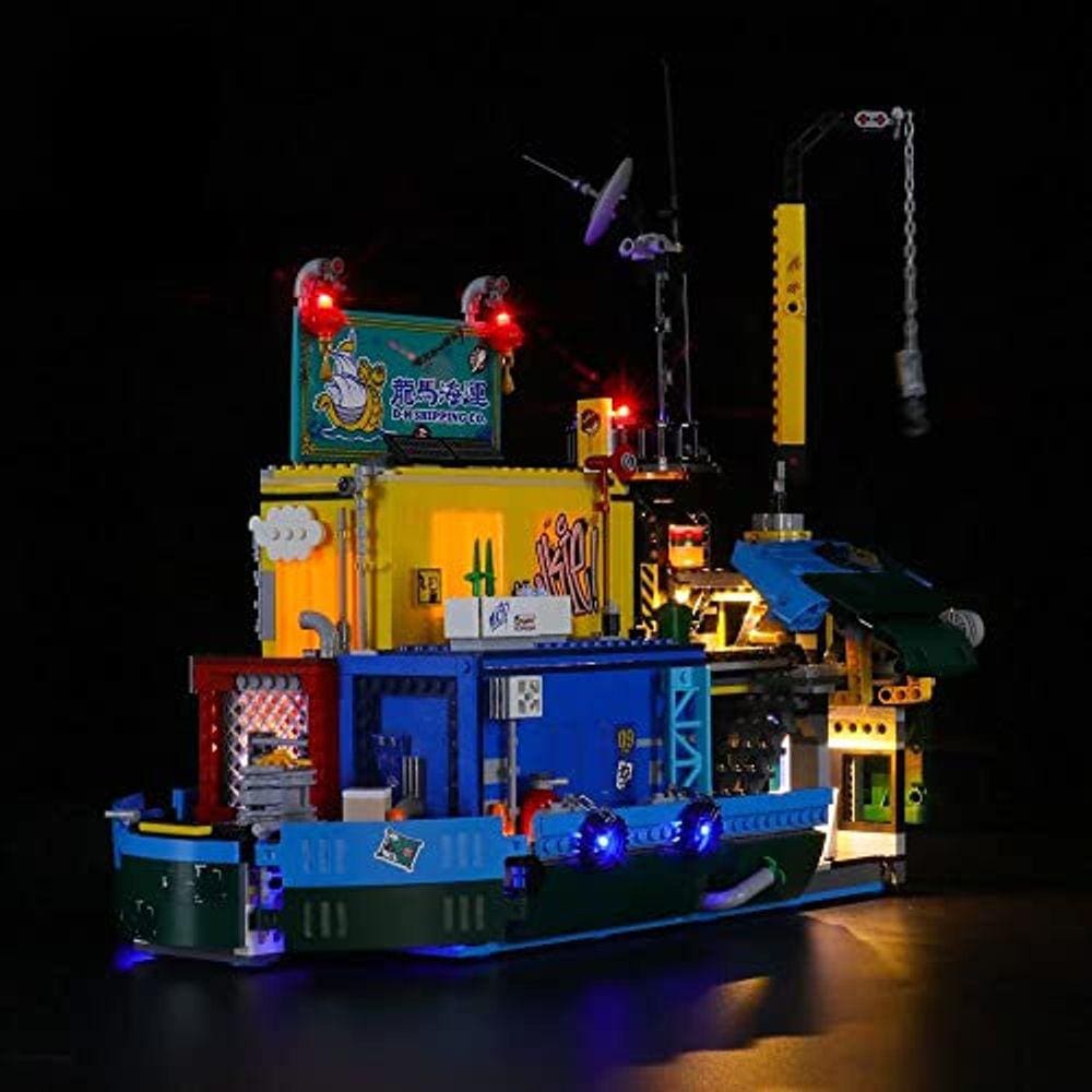 Kit de luz LED para 80013 Monkey Kid’ s Team Secret HQ Toy Bu