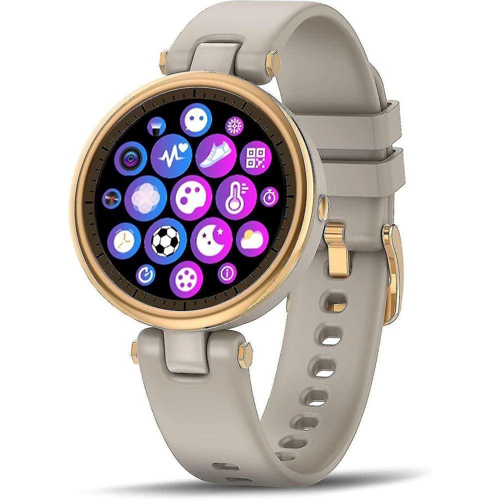 Monitores de atividade relógio chronus connect para mulheres impermeável ip67 esporte para relógio conectado marrom